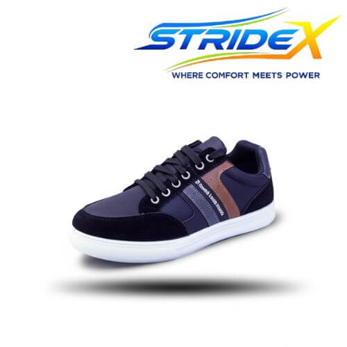 Comfortable Sneakers for Men – Black, Bronze & Grey | Sizes 6–11 - StrideX