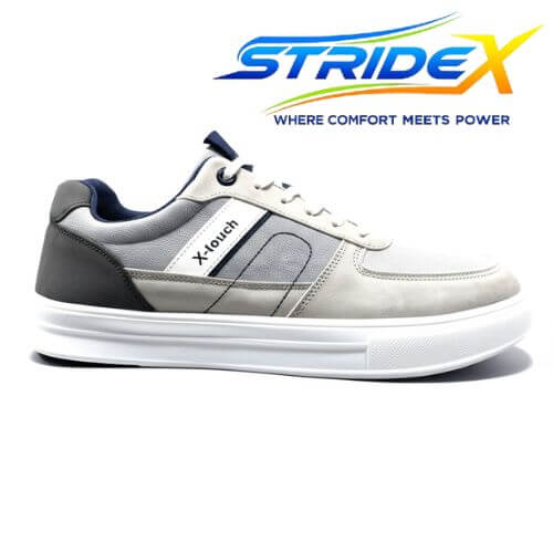 Comfortable Sneakers for Men – Black, Bronze & Grey | Sizes 6–11 - StrideX