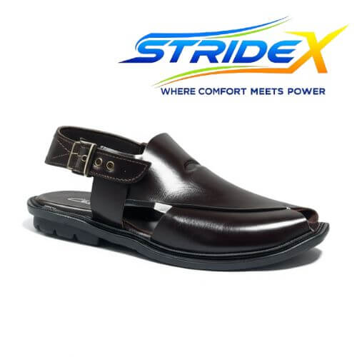Traditional Peshawari Sandals for Men – Black, Dark Brown & Brown | Sizes 6–11 - StrideX